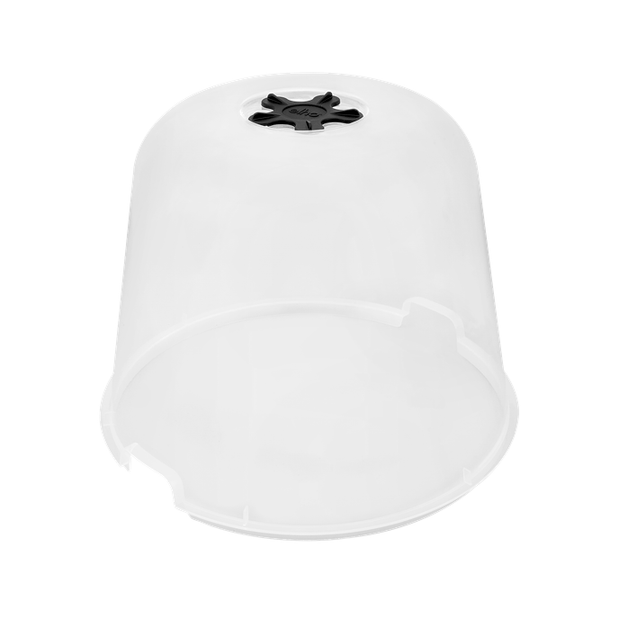 green basics serre de culture rond 30cm transparent